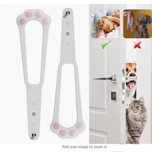 猫门支架闩锁Cat Door Holder Latch 防止狗狗进入的猫咪弹性门锁