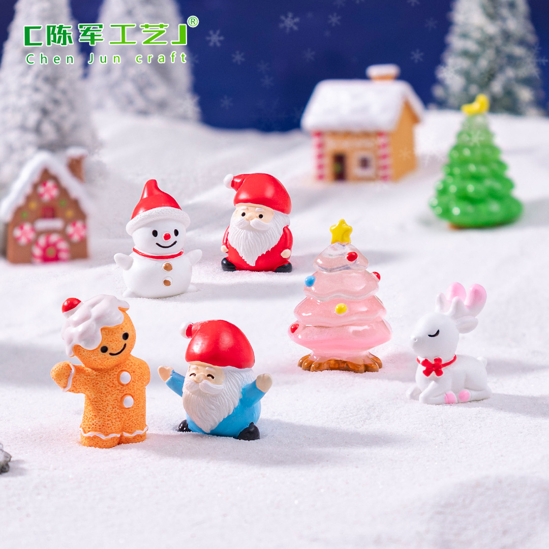 国境を越えた貿易マイクロ風景クリエイティブサンタクロース鹿 DIY 装飾品吊りアクセサリーミニデスクトップ装飾品