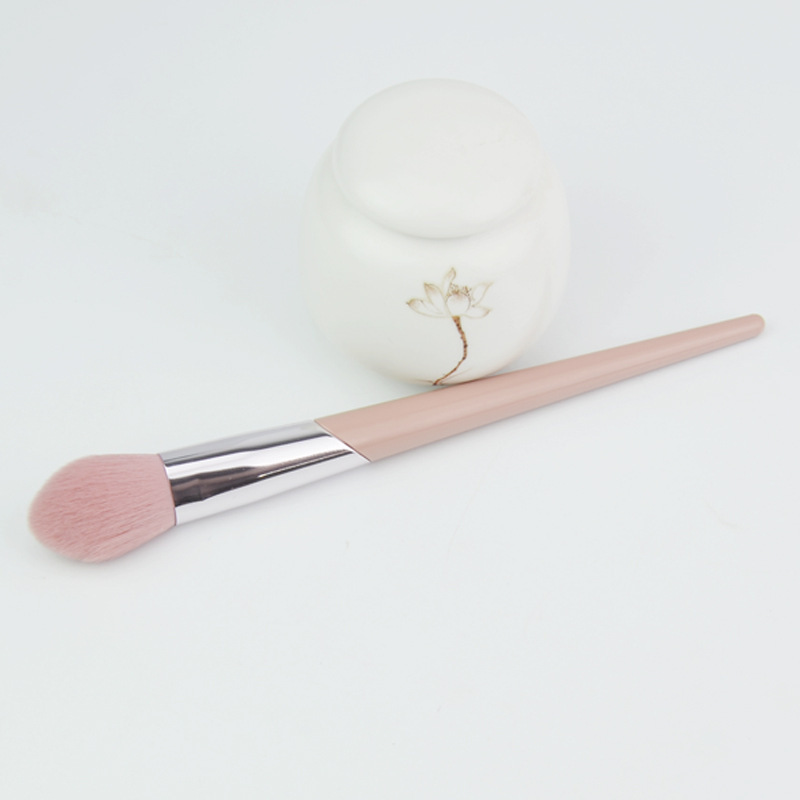 Nuevo cepillo de polvo suelto rosa love taoxing118 # cepillo de rubor herramienta de belleza cepillo de maquillaje