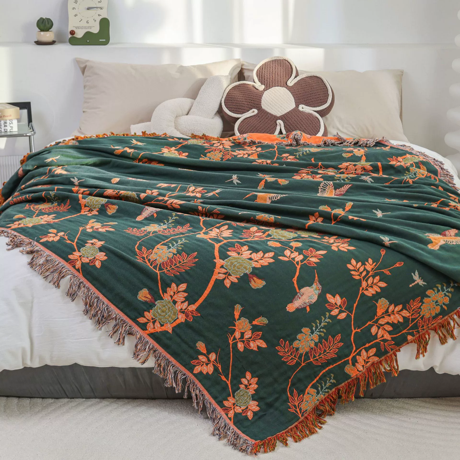 Cotton gauze towel, duvet