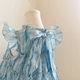 Summer new girls cake skirt little girl foreign style flying sleeve Korean fashionable princess skirt a generation of postage