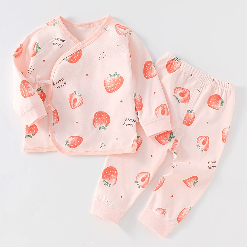 Детское нижнее белье Весенне-осенняя одежда из чистого хлопка Осенняя детская одежда Длинные брюки Категория A Одежда для монахов Нижнее белье на шнуровке Костюм