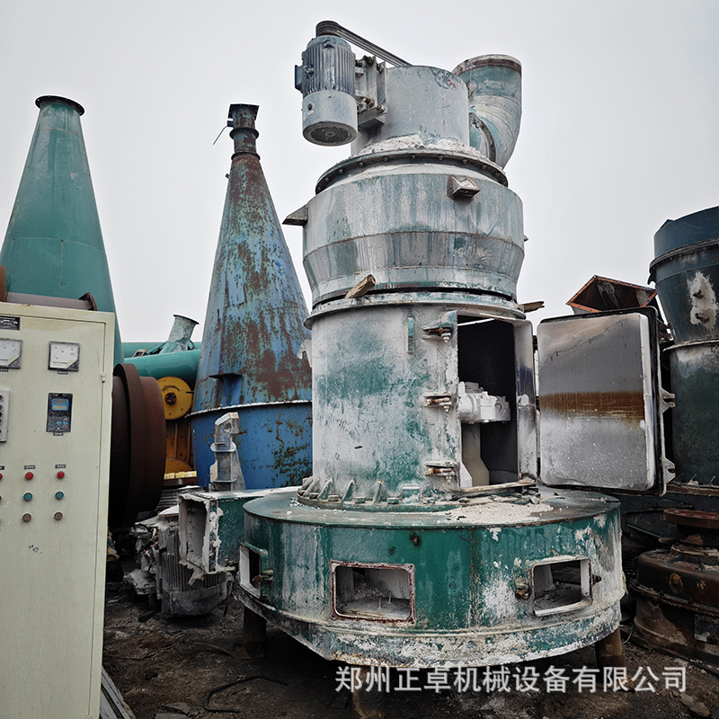 正卓推荐5r雷蒙磨粉机 二手桂林恒达磨粉机 二手4128白灰磨粉设备