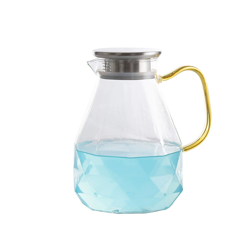 Glass capacious explosion-proof teapot