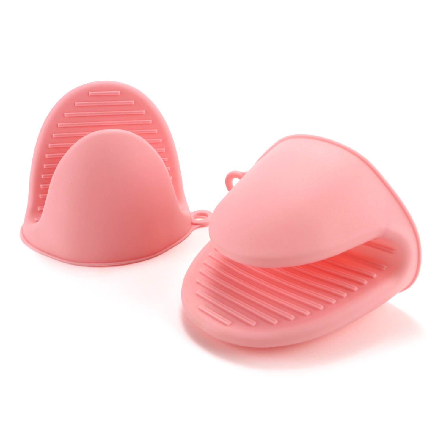 En stock espesado resistente al calor clip de mano guantes de tiburón horno de microondas resistente a altas temperaturas agarre placa clip guantes de aislamiento térmico