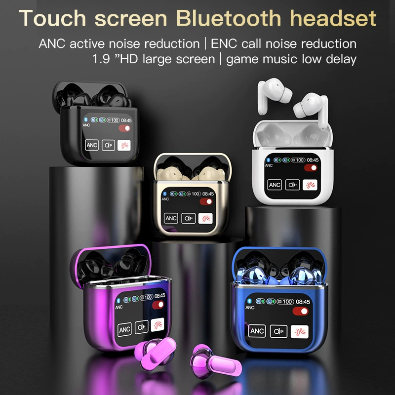 Умные наушники с тач-управлением, (Перекрестная торговля), bluetooth, сенсорный экран