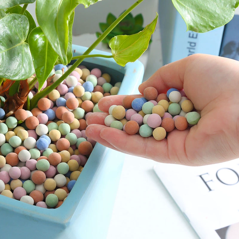 Цветная керамическая почва для цветочных горшков с дышащей гидропонной питательной почвой для цветов и суккулентов для посадки цветов.