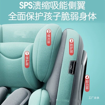 Car child safety seat | Safety Seat 360-Degree Rotating