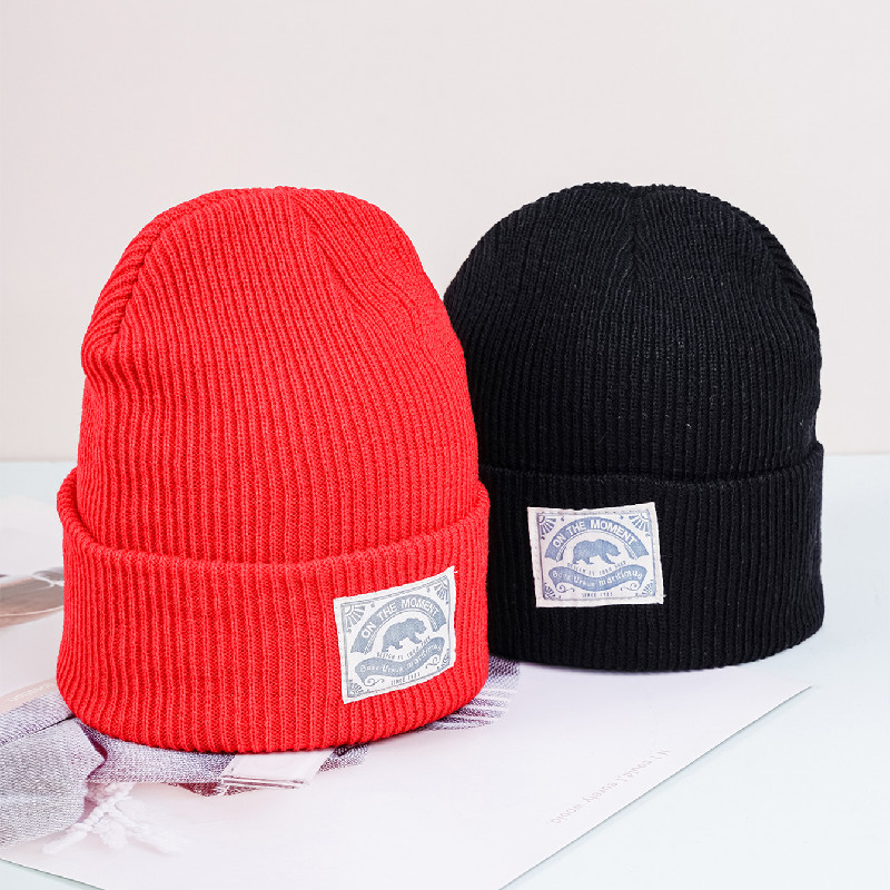 New Fashion Knitted Couple Multicolor Hip Hop Street Cold Versatile Simple Warm Wool Hat_voghion.com