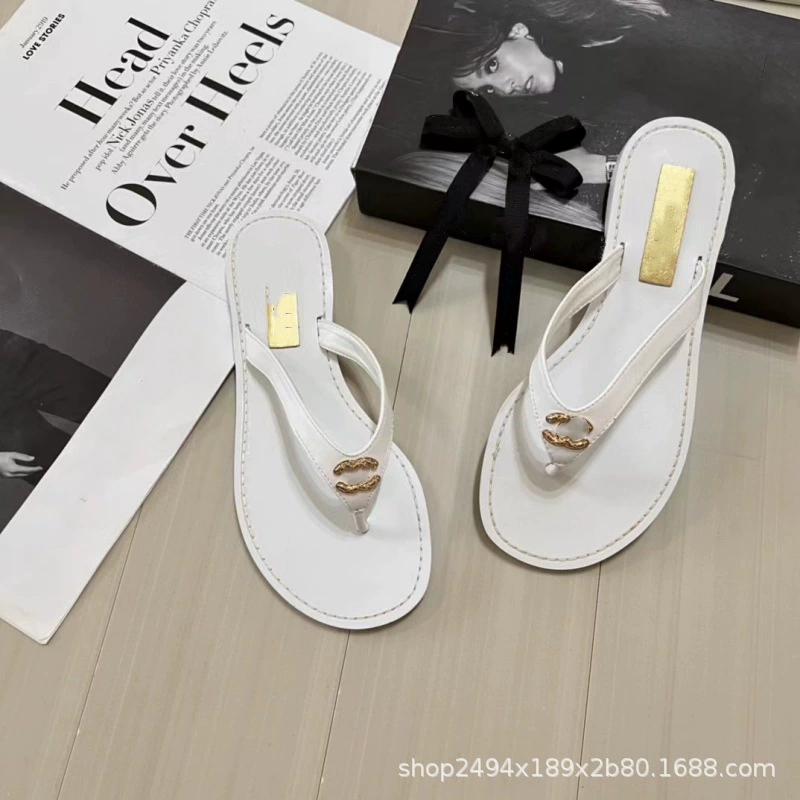 Сланцы, обувь, пляжные универсальные сланцы-шейлы, стиль Chanel, натуральная кожа