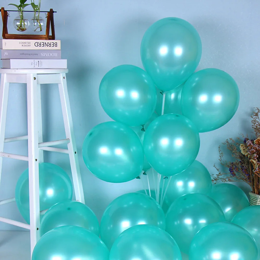 El mar de la belleza empuja el globo nacarado grueso para la decoración de la fiesta de cumpleaños