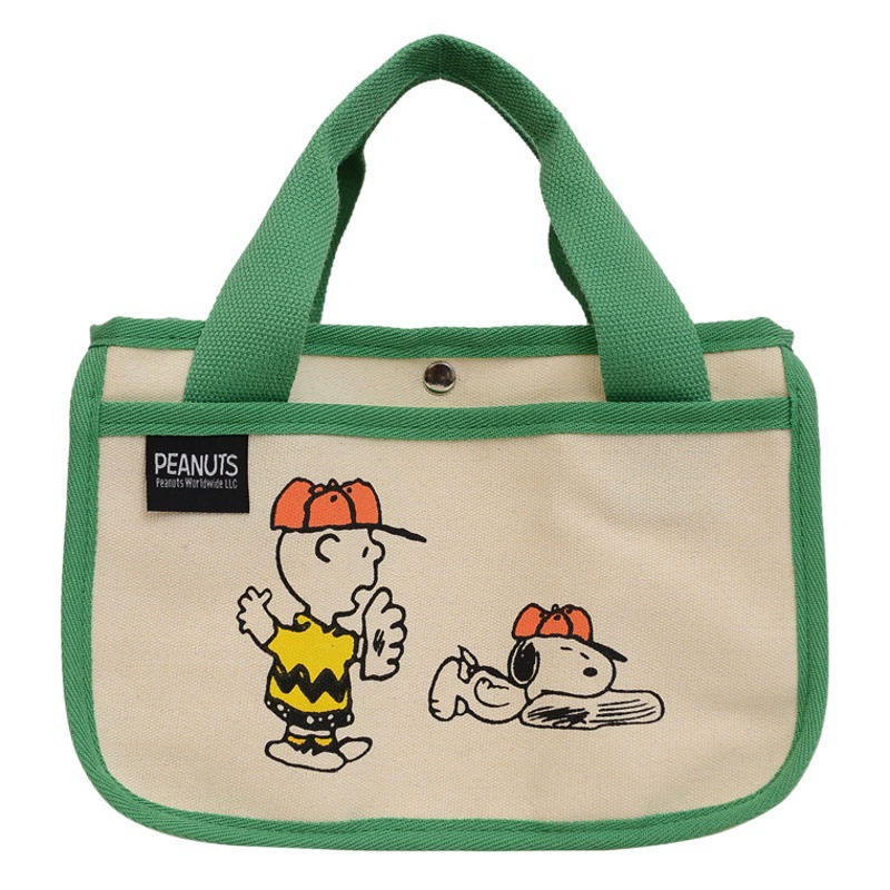 Сумка для обеда Snoopy, холщовая сумка, многофункциональная сумка-тоут большой вместимости, сумка для хранения, модная холщовая сумка