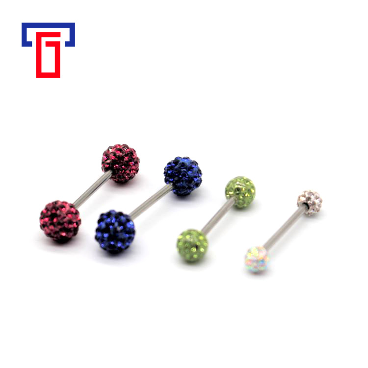 Pointed titanium steel lip stud product view