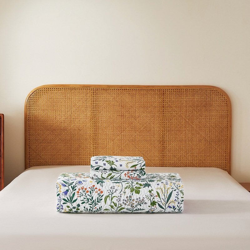 European American Export Three-piece Bed Cover For Single And Double Beds, Cross-border Ultrasonic Printing_voghion.com