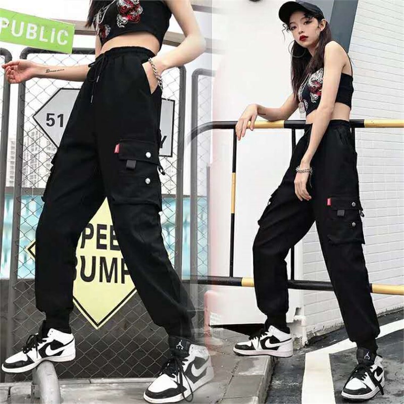 2022 Overalls Women's Korean-style Student Casual Loose Fashionable New High Waist Slimming All-match Leg-tipped Harem Pants 2022 Overalls Women's Korean-style Student Casual Loose Fashionable New High Waist Slimming All-match Leg-tipped Harem Pants