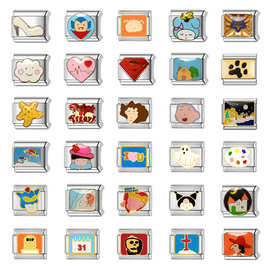 贴画diy模块手链动漫卡通二次元图案装饰手串手链自由拼接高级感