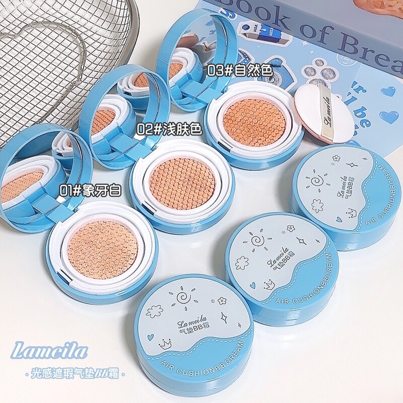 Lamela Hydrating Light Concealer Air Cushion Bb Cream Concealer Moisturizing Long-Lasting Oil Control Without Makeup Removal 5209