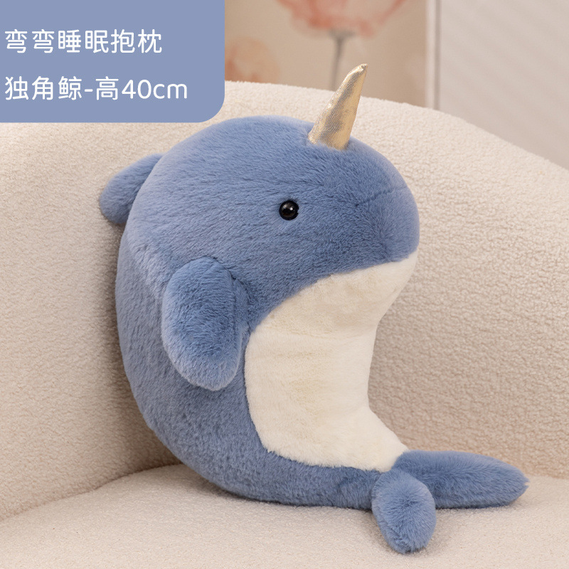 Caricatura animal marino playa muñeca pescador juguete de peluche unicornio cocina dorme almohada regalos de vacaciones