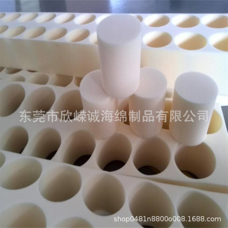 欣嵘诚生产实心海绵柱子 空心打磨抛光高密度PU聚氨酯海绵管填充