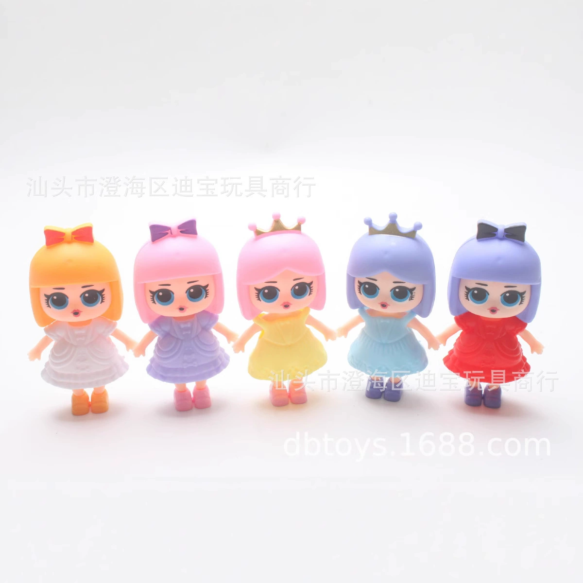 9.5cm Кукла с короной-бабочкой, 100 мм, игрушка Gacha, подарок