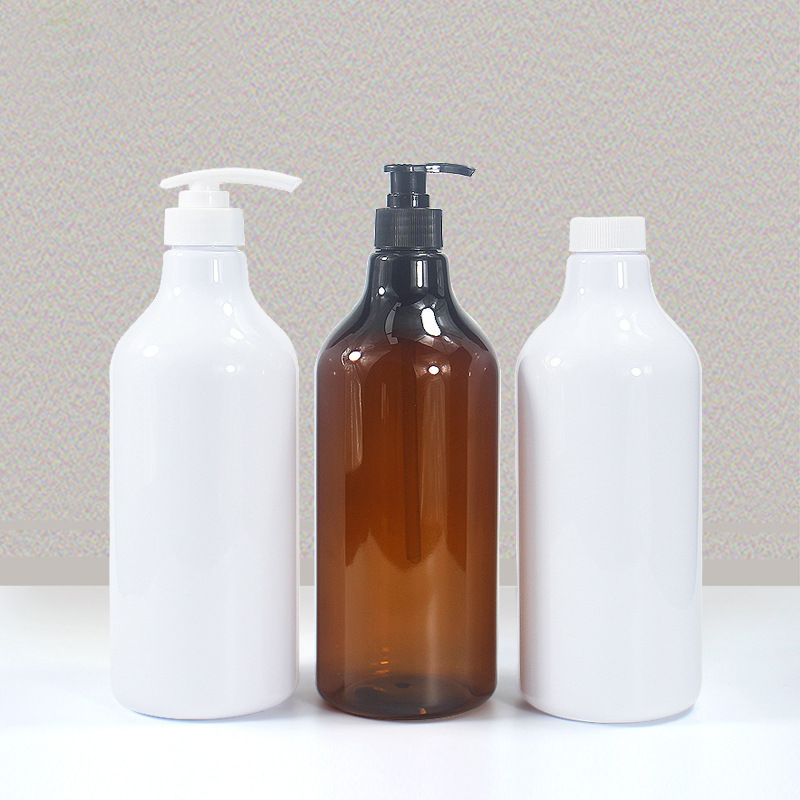 现货1000ml乳液分装瓶 1L化妆品分装瓶 洗发水瓶子 沐浴露瓶