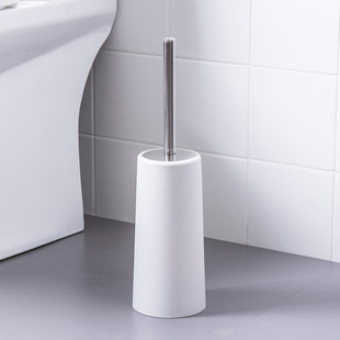 Cross-Border Punch-Free Long-Handled Cleaning Brush with Base and No Dead Ends for Household Bathroom Marco Removable Bucket Brush Set