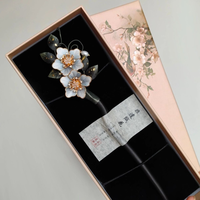 Intangible Cultural Heritage Silk Velvet Flower Hairpin Hair Ornament Hair Stick Hanfu Hair Accessory Ancient Style Hairpin 222 Intangible Cultural Heritage Silk Velvet Flower Hairpin Hair Ornament Hair Stick Hanfu Hair Accessory Ancient Style Hairpin 222