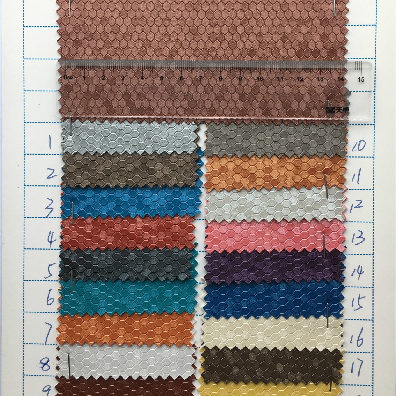 水刺底 双色PVC人造皮革面料 DIY手工布料 仿皮箱包皮料 压纹