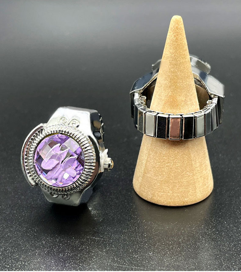 Retro Estilo Clásico Ronda Cuarzo Anillos De Reloj display picture 4