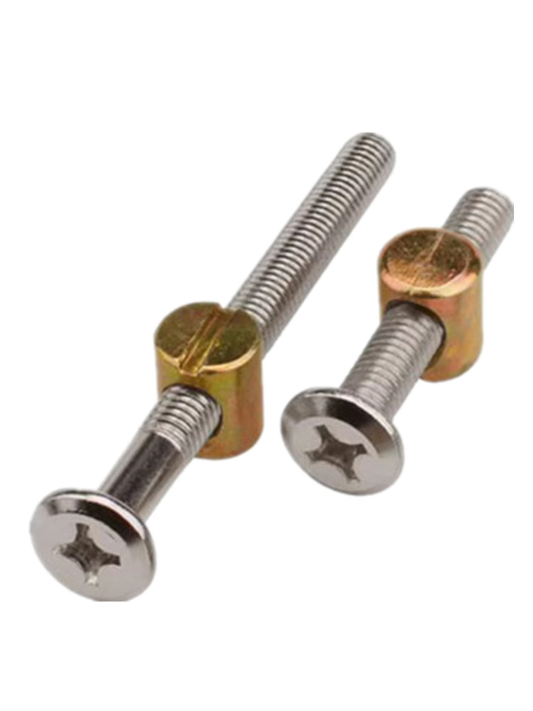 M6M8 baby crib screw furniture wooden bed desk cabinet hardware accessories screw connector with hammer nut