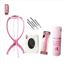 假发配用 发网 假发护理5套件 钢梳 支架 发夹 厂家批发