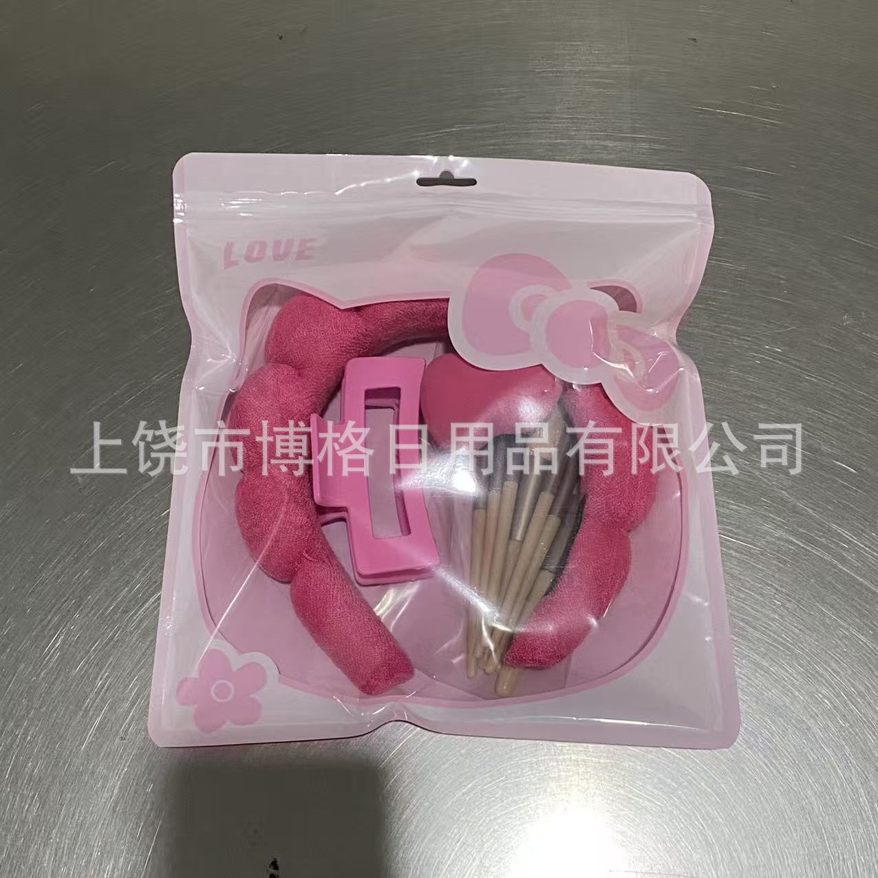 Juego de Diadema de Nube Set de 3 Piezas Tela para Lavado de Cara
