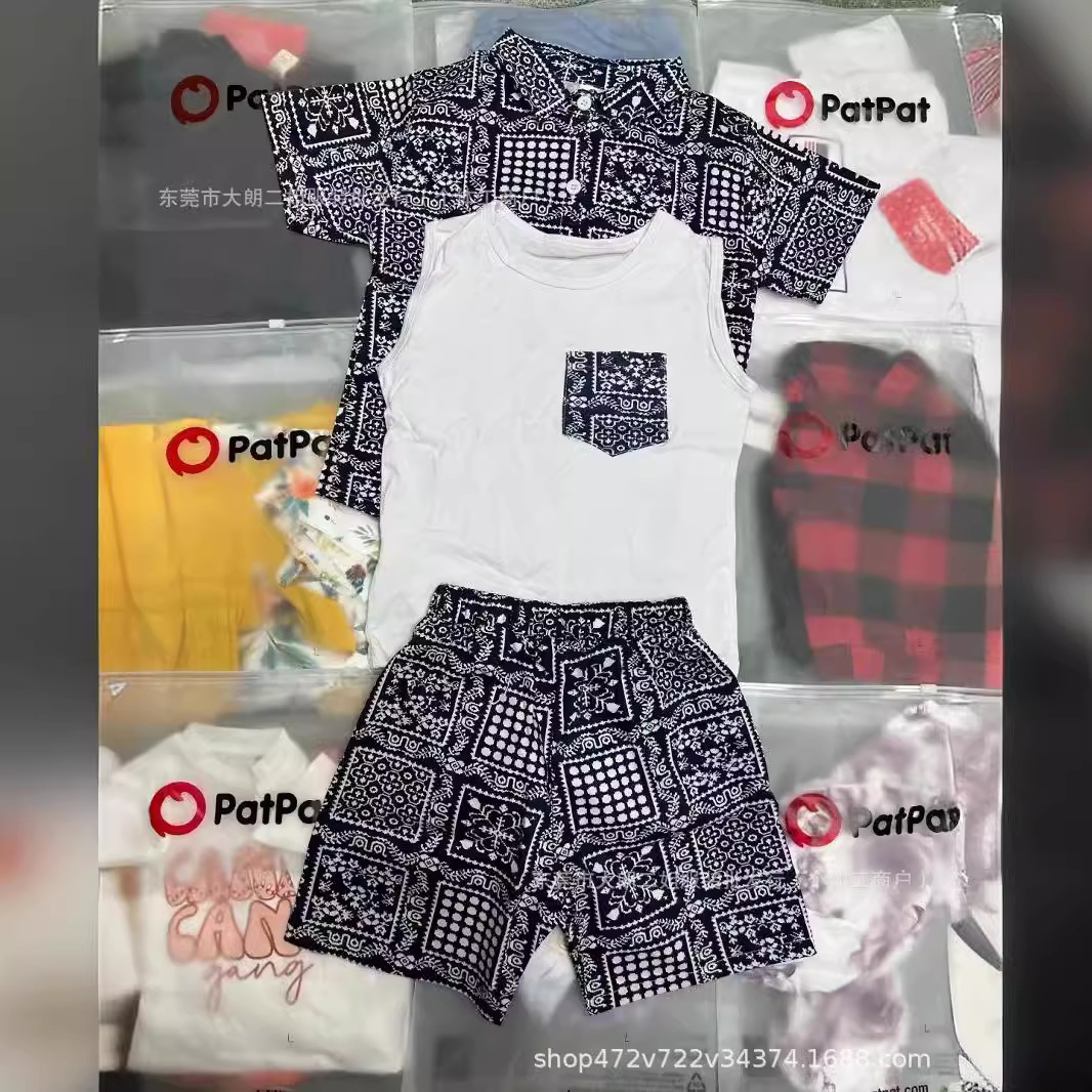 Conjunto Mixto de Ropa Infantil de Algodón para Niños y Niñas
