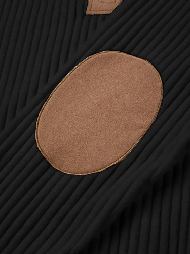 Amazon European and American cross-border new sweater lapel stitching embroidery casual commuting sports autumn and winter zipper sweaters