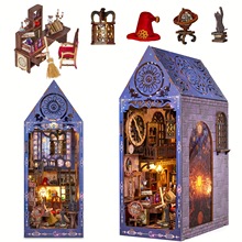 Book Nook Kit For Adults diy Miniature House Kits 3D�����׼�