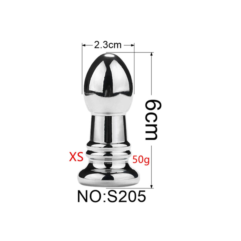 Detachable Anal Plug Heads, Silicone & Metal Options, Multiple Shapes and Sizes