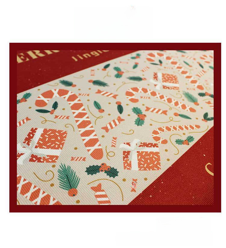 Julefest Feriedekoration Køkken Gulvmåtte Xuan Tube Smudsafvisende fodmåtte Indgangsdør dekoration dørmåtte Badeværelsesmåtte_voghion.com