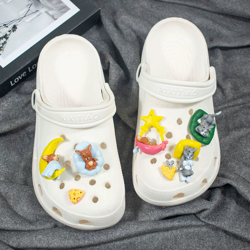 К cartoon аксессуар, сладкая пряжка для обуви, DIY