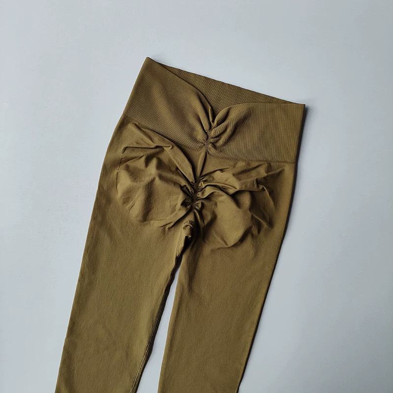 cintura alta abdominal pantalones de gimnasio de alta altura elásticos rápidos secos pantalones deportivos apretados de red red de miel de melocotón corredor pantalones