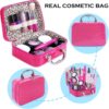 Children's cosmetic realistic family toy, makeup primer for princess, bag, set