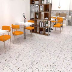アンティーク床タイルテラゾータイル 600 × 1200 マット床タイルグレーレストランノンスリップリビングルームバルコニーカラー