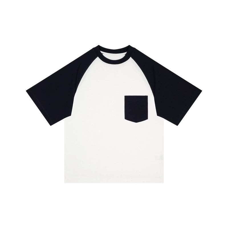 Oversized T-shirt, pocket raglan tee, contrast sleeves — multi-color sizes XS–XXL