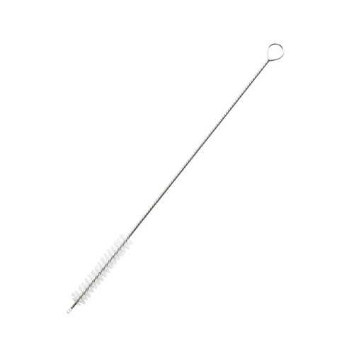 304 stainless steel nylon cleaning brush straw high density brush bottle mouth brush inner hole long handle cleaning tool
