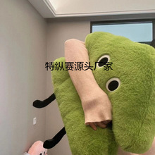 ins绿色小树玩偶毛绒玩具床上搂睡抱枕靠垫创意公仔送女生日礼物