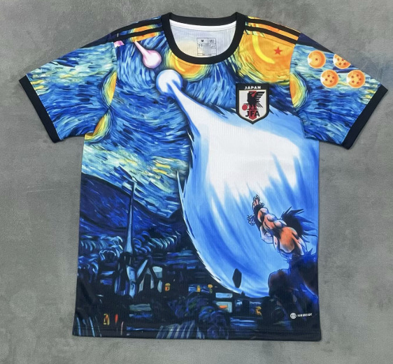 25-26 Nueva camiseta de anime de camiseta japonesa One Piece Samurai Sakura Dragon Ball Uniforme de fútbol transfronterizo de edición especial