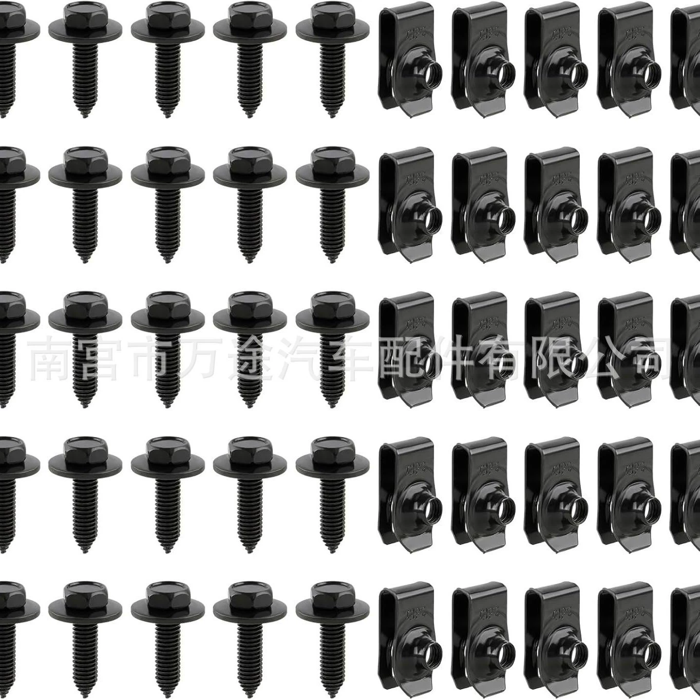 6 м заостренный винт с резьбой m6 винт железный лист застежка автомобильный зажим кузов M6 болт и зажим гайки типа M6U
