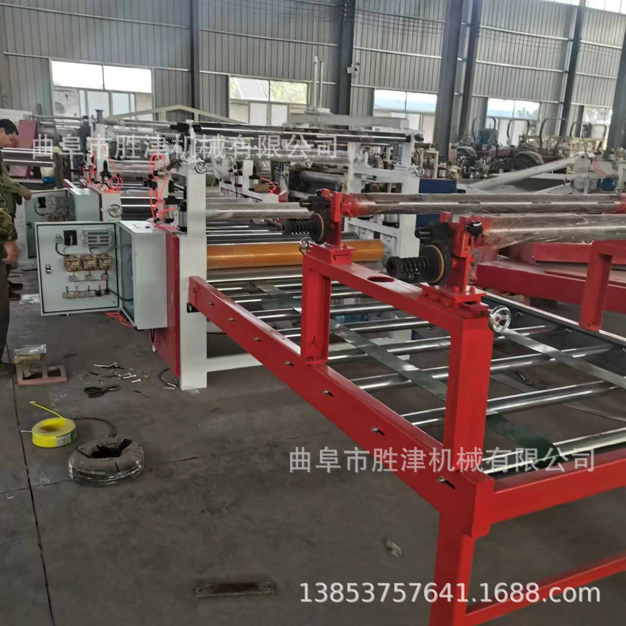 酚醛板铁皮贴合机 平面板材贴面机覆膜机 木工板材贴膜机械