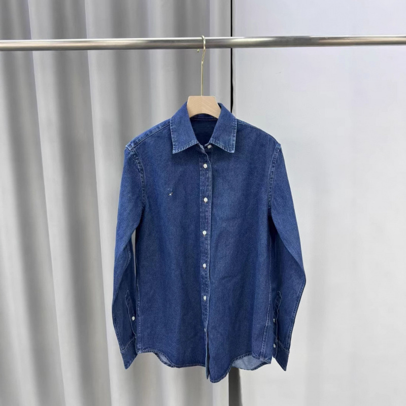 New Product Available Offline for 399! High-Quality Washed Denim Spring and Autumn Women's Fashion Casual Loose Long-Sleeve Denim Shirt New Product Available Offline for 399! High-Quality Washed Denim Spring and Autumn Women's Fashion Casual Loose Long-Sleeve Denim Shirt