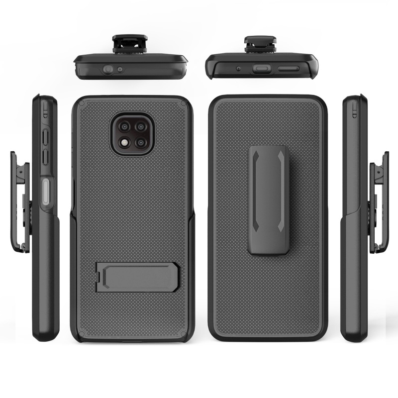 Suitable for Motorola Moto g Power Card Phone Case Play Card Slot Bracket Three-Proof Protective Cover Cross-Border