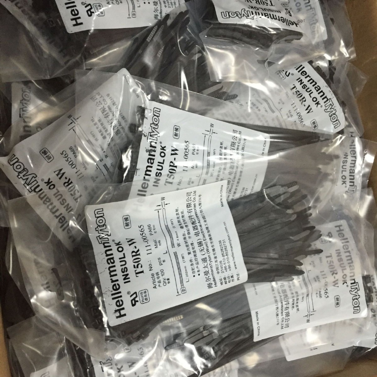 HELLERMANNTYTON������̫ͨT50R-W 4.8*200��ɫ���� 111-00565